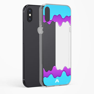 Dripping Purple Haze Crystal Clear Transparent Case-(Apple)