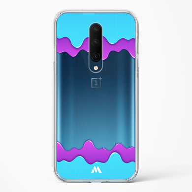 Dripping Purple Haze Crystal Clear Transparent Case-(OnePlus)
