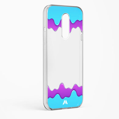 Dripping Purple Haze Crystal Clear Transparent Case-(OnePlus)