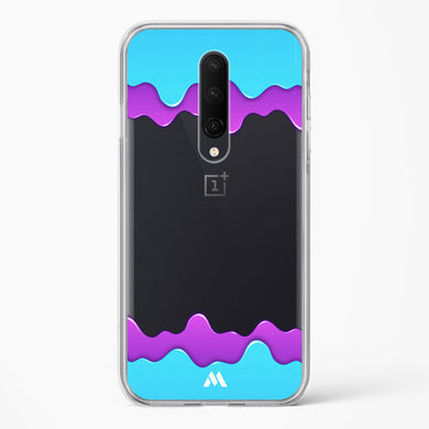 Dripping Purple Haze Crystal Clear Transparent Case-(OnePlus)