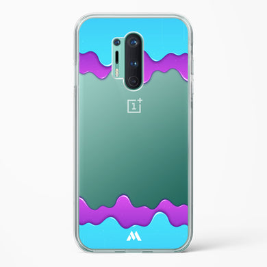 Dripping Purple Haze Crystal Clear Transparent Case-(OnePlus)