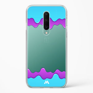 Dripping Purple Haze Crystal Clear Transparent Case-(OnePlus)