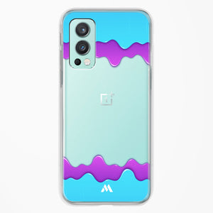 Dripping Purple Haze Crystal Clear Transparent Case-(OnePlus)