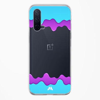 Dripping Purple Haze Crystal Clear Transparent Case-(OnePlus)