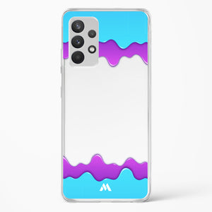 Dripping Purple Haze Crystal Clear Transparent Case-(Samsung)