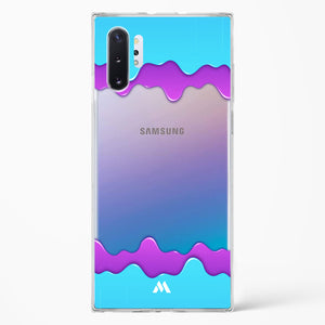 Dripping Purple Haze Crystal Clear Transparent Case-(Samsung)