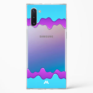 Dripping Purple Haze Crystal Clear Transparent Case-(Samsung)