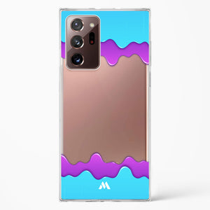 Dripping Purple Haze Crystal Clear Transparent Case-(Samsung)