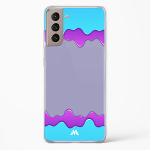 Dripping Purple Haze Crystal Clear Transparent Case-(Samsung)