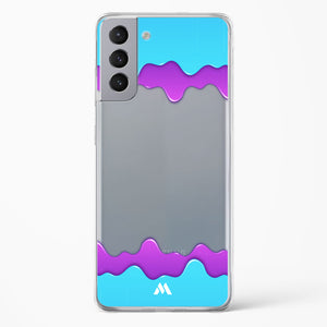 Dripping Purple Haze Crystal Clear Transparent Case-(Samsung)