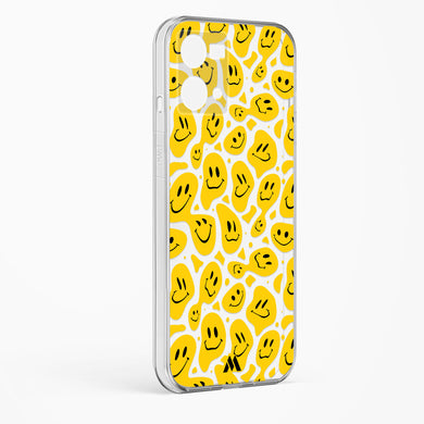 Floating Smileys Crystal Clear Transparent Case-(Oppo)