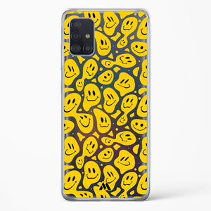 Floating Smileys Crystal Clear Transparent Case-(Samsung)