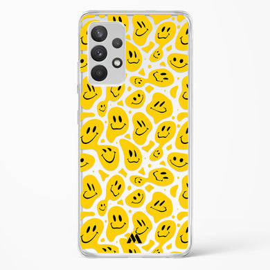 Floating Smileys Crystal Clear Transparent Case-(Samsung)