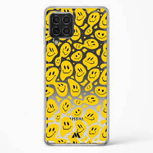 Floating Smileys Crystal Clear Transparent Case-(Samsung)