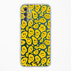 Floating Smileys Crystal Clear Transparent Case-(Samsung)