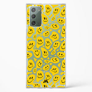 Floating Smileys Crystal Clear Transparent Case-(Samsung)