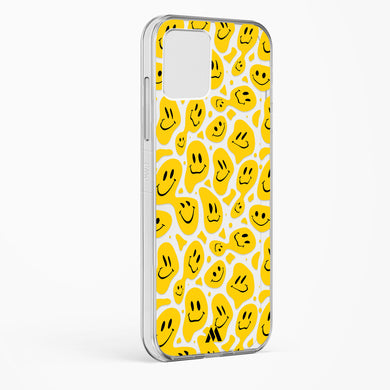 Floating Smileys Crystal Clear Transparent Case-(Samsung)