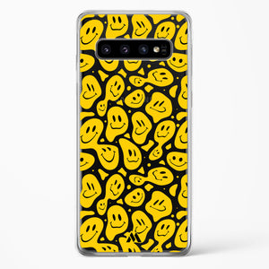 Floating Smileys Crystal Clear Transparent Case-(Samsung)