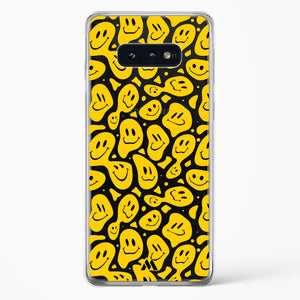 Floating Smileys Crystal Clear Transparent Case-(Samsung)
