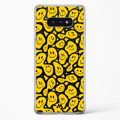 Floating Smileys Crystal Clear Transparent Case-(Samsung)