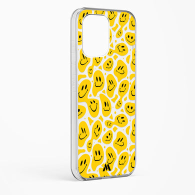 Floating Smileys Crystal Clear Transparent Case-(Samsung)