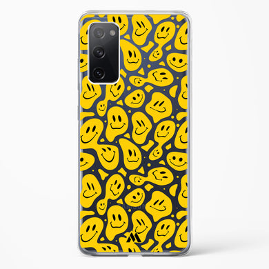 Floating Smileys Crystal Clear Transparent Case-(Samsung)