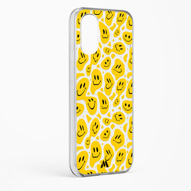 Floating Smileys Crystal Clear Transparent Case-(Samsung)