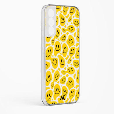 Floating Smileys Crystal Clear Transparent Case-(Samsung)
