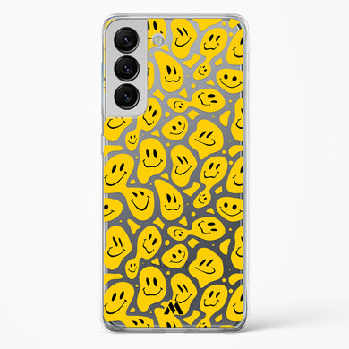 Floating Smileys Crystal Clear Transparent Case-(Samsung)
