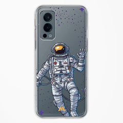 Greeting From Outer Space Crystal Clear Transparent Case (OnePlus)