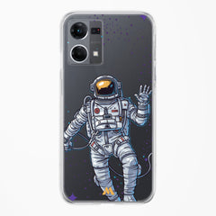 Greeting From Outer Space Crystal Clear Transparent Case (Oppo)