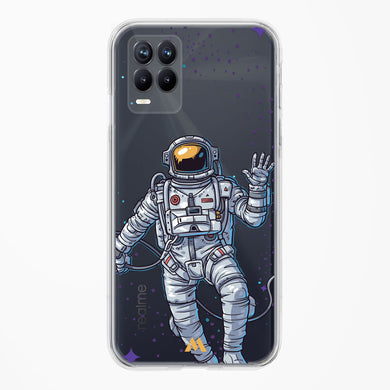 Greeting From Outer Space Crystal Clear Transparent Case-(Realme)