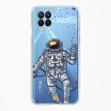 Greeting From Outer Space Crystal Clear Transparent Case-(Realme)