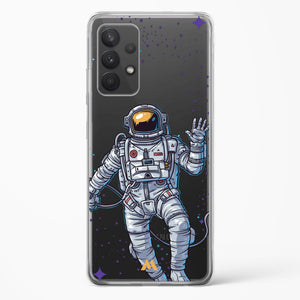 Greeting From Outer Space Crystal Clear Transparent Case-(Samsung)