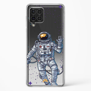 Greeting From Outer Space Crystal Clear Transparent Case-(Samsung)