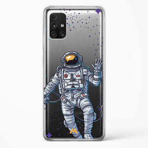 Greeting From Outer Space Crystal Clear Transparent Case-(Samsung)