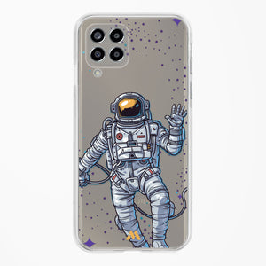 Greeting From Outer Space Crystal Clear Transparent Case-(Samsung)