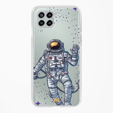Greeting From Outer Space Crystal Clear Transparent Case-(Samsung)