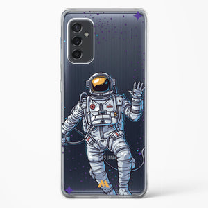 Greeting From Outer Space Crystal Clear Transparent Case-(Samsung)