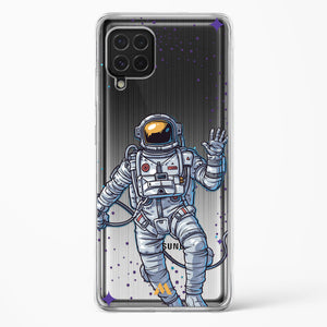 Greeting From Outer Space Crystal Clear Transparent Case-(Samsung)