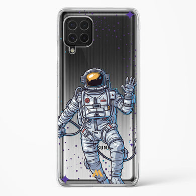 Greeting From Outer Space Crystal Clear Transparent Case-(Samsung)