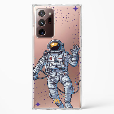 Greeting From Outer Space Crystal Clear Transparent Case-(Samsung)