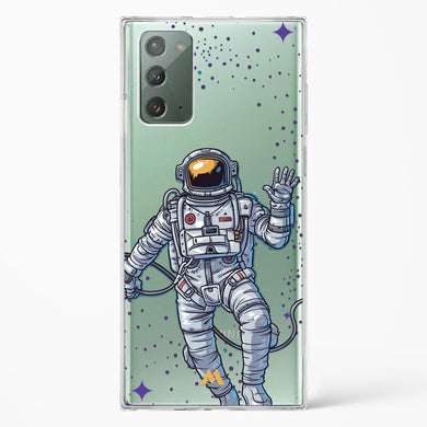 Greeting From Outer Space Crystal Clear Transparent Case-(Samsung)