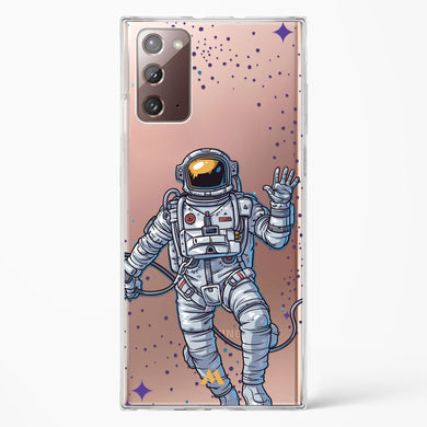 Greeting From Outer Space Crystal Clear Transparent Case-(Samsung)
