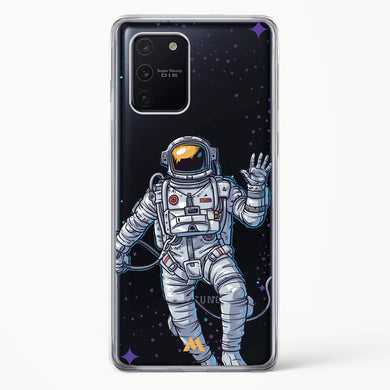 Greeting From Outer Space Crystal Clear Transparent Case-(Samsung)