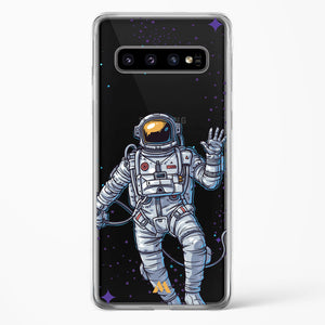 Greeting From Outer Space Crystal Clear Transparent Case-(Samsung)