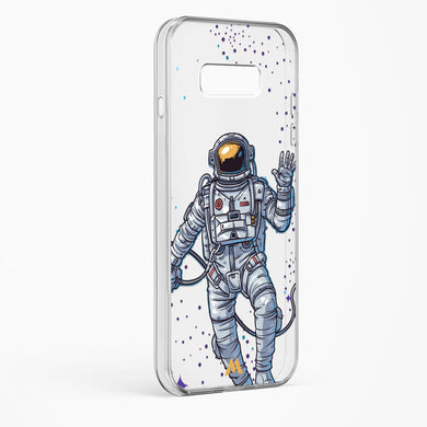 Greeting From Outer Space Crystal Clear Transparent Case (Samsung)