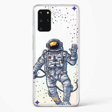 Greeting From Outer Space Crystal Clear Transparent Case-(Samsung)