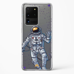 Greeting From Outer Space Crystal Clear Transparent Case-(Samsung)