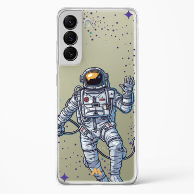 Greeting From Outer Space Crystal Clear Transparent Case-(Samsung)